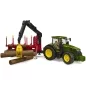 Preview: Bruder John Deere 7R 350 with rear trailer
