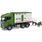 Preview: Bruder Scania Super 560R animal transport truck with 1 cattle