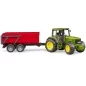 Preview: Bruder John Deere 6920 with tipping trailer