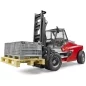 Mobile Preview: Bruder Linde HT160D stacker with pallet and 3 pallet cages