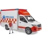 Mobile Preview: Bruder MB Sprinter ambulance with driver