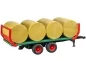 Preview: Bruder Bale transport trailer with 8 round bales