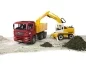 Preview: Bruder MAN TGA Construction truck with Liebherr Excavator