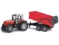 Preview: Bruder Massey Ferguson 7480 with tipping trailer