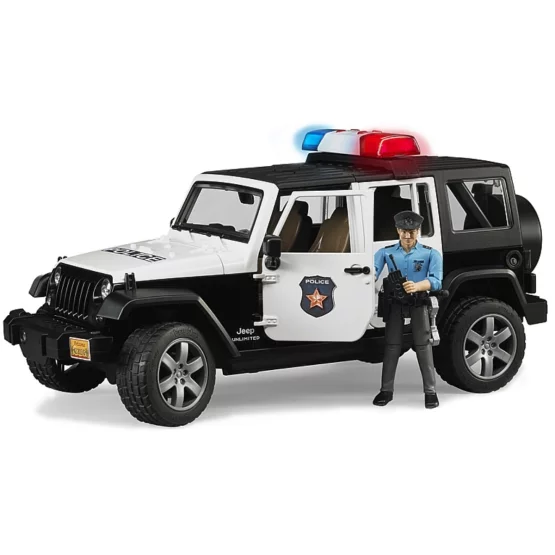 Bruder JEEP Wrangler police car with policeman
