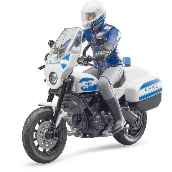 Bruder Bworld Ducati Scrambler Polizeimotorrad