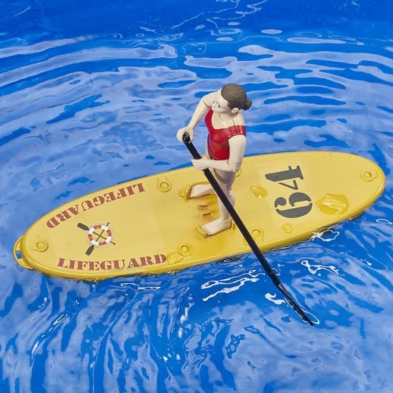 Bruder Bworld lifeguard with stand-up paddle