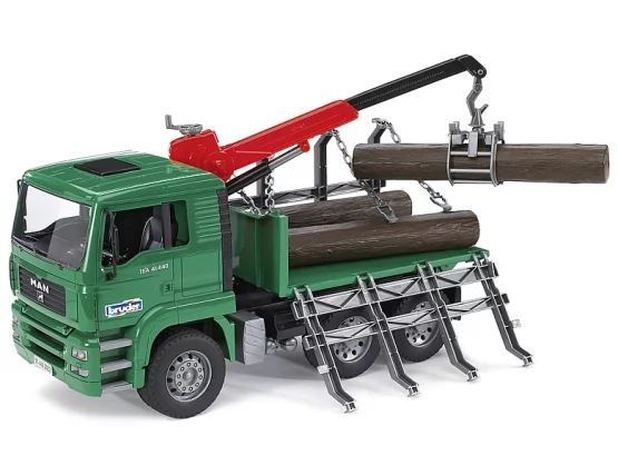 Bruder MAN Timber truck with loading crane