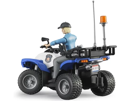 Bruder Polizei-Quad mit Polizistin und Ausstattung