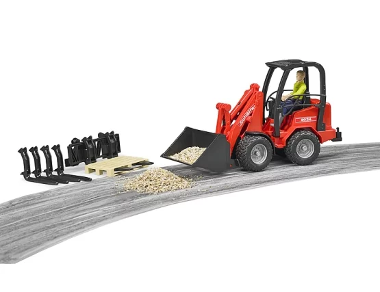 Bruder Schäffer Compact loader 2630 with figure and accessories