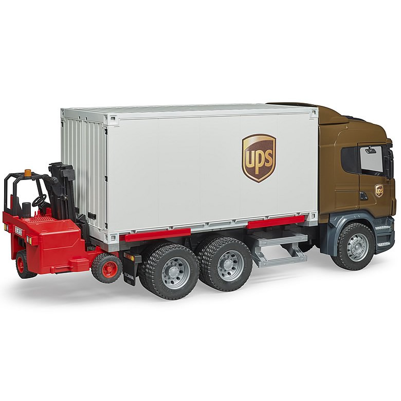 Bruder UPS Anhänger Wechselbrücke LKW Lastwagen Logistik 02538 03581 