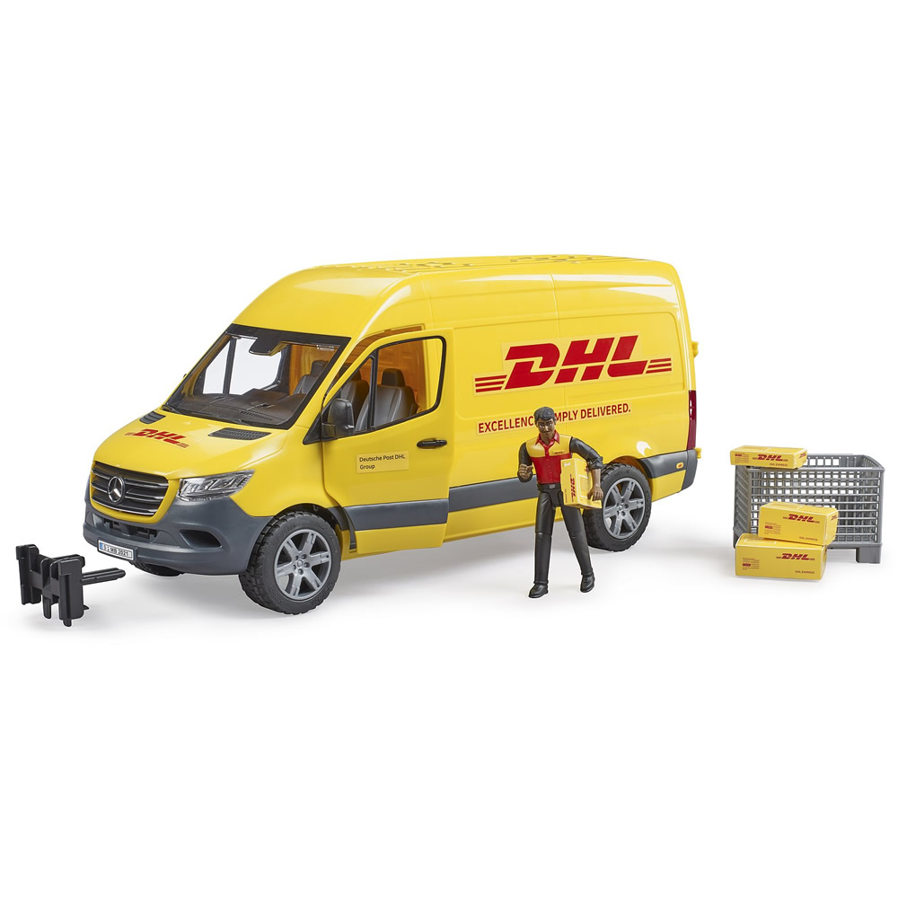 Bruder MB DHL with driver - Largest choice!