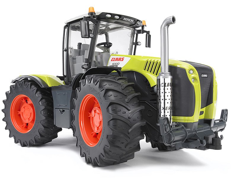 Farm Toys - BRUDER - 03015 - Claas Xerion 5000 Tractor - Pro Series  Features include: Four-wheel steering Opening Doors and Hood Rotating Cab  Compatible with Bruder's Pro Series, BWorld figures, and ERTL Big Farm Toys