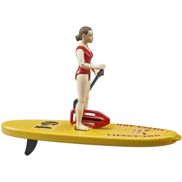 Bruder Bworld lifeguard with stand-up paddle