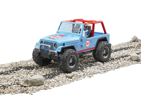 bruder Jeep Cross Country racer blau mit Rennf. 33108818 