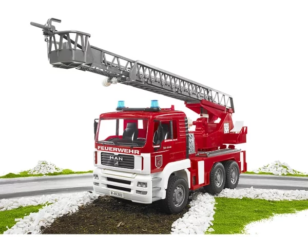 Bruder MAN Fire engine with selwing ladder