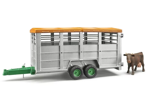 Bruder Livestock trailer with 1 cow